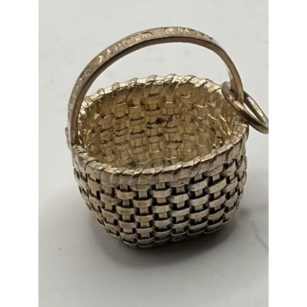 Brown County Baskets .925 Sterling Silver Pendant